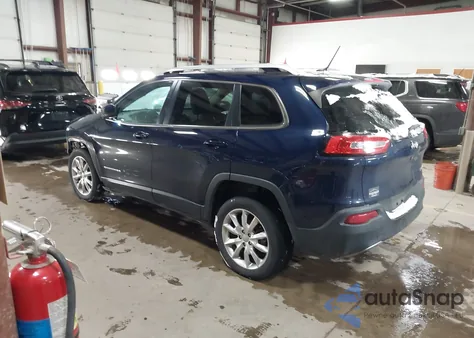 2015 Jeep Cherokee Limited z USA, uszkodzony, nr VIN 1C4PJLDB0FW607692